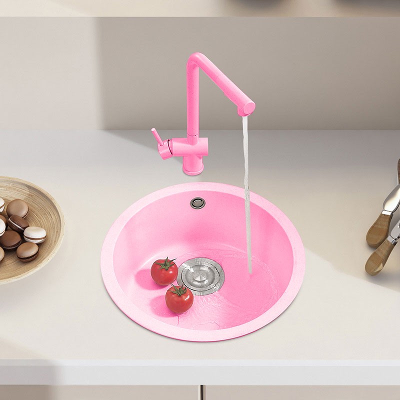 The sweet appeal of macaron-colored kitchen and bathroom sinks: adding a stylish touch to your home
