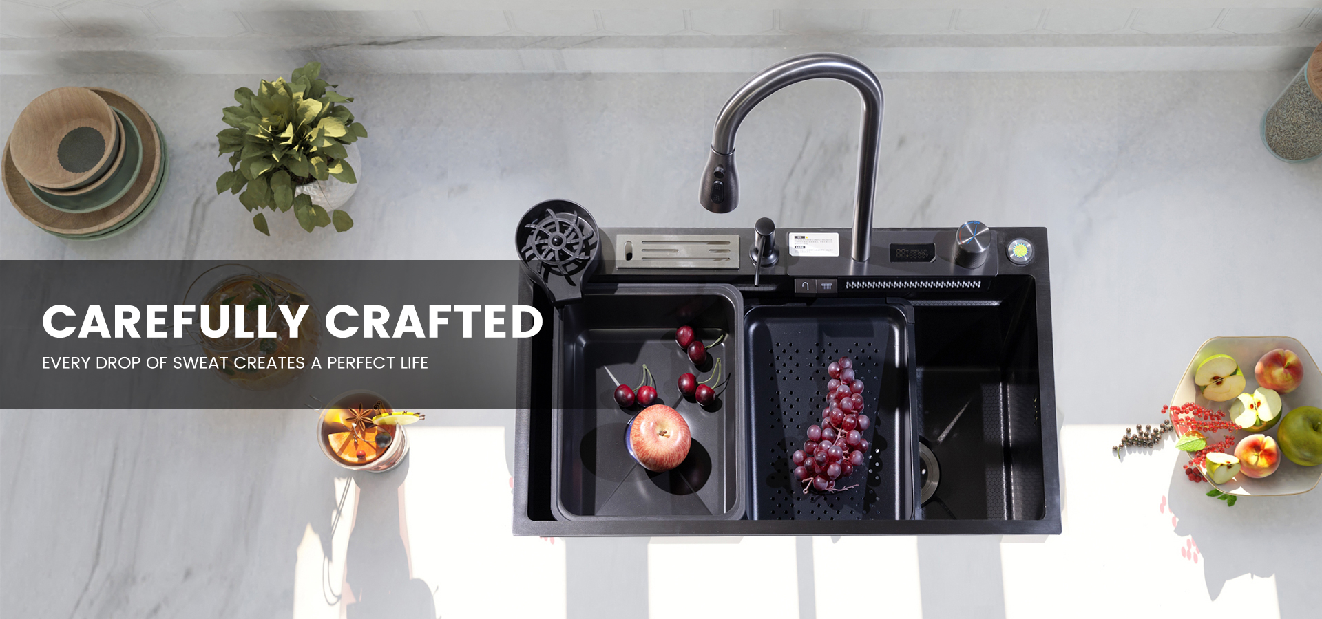 Black Sink Faucet Kitchen